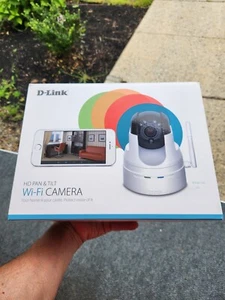 D-Link DCS-5222L HD Pan & Tilt Wi-Fi Camera White Night Vision Wireless Audio  - Picture 1 of 10