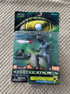 Figura de acción de colección 1998 Shatter Blast Godzilla vs Rocket Launcher Trendmasters Foto 1 de 2