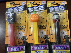 (x3) Pez, Halloween, Candy & Dispenser, 05/2027 - Picture 1 of 5