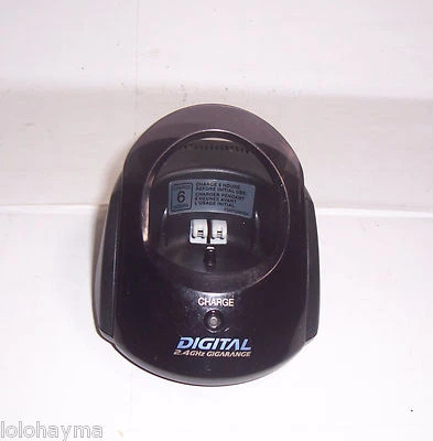 Base de teléfono inalámbrico Panasonic Pqlv30029yab kx-tga242b kx-tga243b kx-tga244b Foto 1 de 3