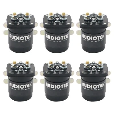 6xAudiotek 200 Amp Relé 12V Solenoide Servicio Continuo Batería Aislador y Rodgers Foto 1 de 4