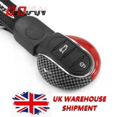QIDIAN Car Key Fob Case Cover JCW For MINI Cooper ONE S JCW F54 F55 F56 F60 Clubman
