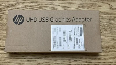 HP Genuine N2U81AA#AC3 UHD USB Graphics Adapter New In Sealed Retail Packaging - Image 1 of 4