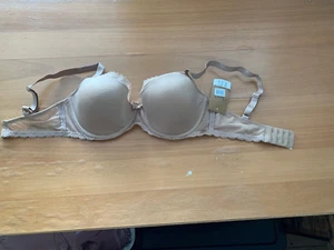 Chantelle NWT demi underwire nubuck beige bra 32DDD - Picture 1 of 7
