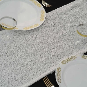 15 pcs SEQUIN TABLE RUNNERS 12x108" Wholesale Wedding Party Catering Linens SALE - Picture 1 of 116