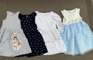 LOT of 4 GIRLS DRESSES BLUEBERY Boulevard , H&M, ART CLASS, SIZE 4-5 - Picture 1 of 8