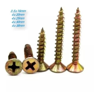 Chipboard Screw And Wood Screw ( 1000 pcs / Pack ) : 16~38mm - Picture 1 of 12