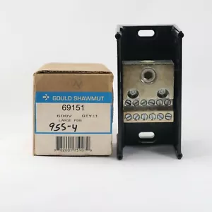 Gould Shawmut 69151 Power Distribution Block Single Pole 600V - Picture 1 of 7