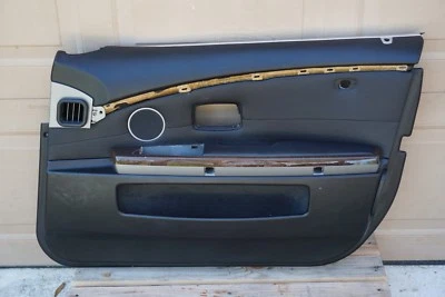  02-08 BMW 7 Series E65 E66 745 750 760 i li Front Right Door Panel Cover Black - Image 1 of 4