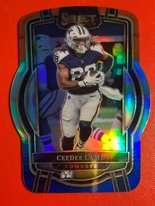 2022 Panini Select Club Level Red and Blue Prizm Die-Cut CeeDee Lamb #273 - Picture 1 of 2