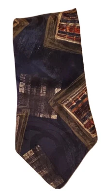 Gravata Halston LLL MASCULINA VINTAGE 100% SEDA ITALIANA L 58" C 4,5" - Imagem 1 de 4