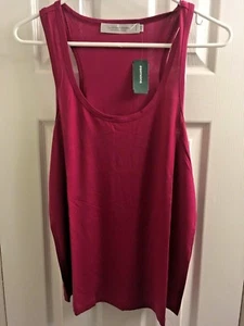 SIMONS CONTEMPORAINE LYOCELL JERSEY RACERBACK TANK (Magenta) Medium - Imagen 1 de 2