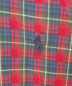 RALPH LAUREN POLO SHIRT MULTICOLOR PLAID BLUE PONY L/S BUTTON UP (XXL) - Picture 1 of 4