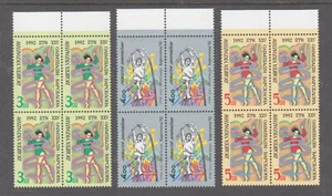 Ucrania 1992 Barcelona Verano Juegos Olímpicos MUH 3 sellos en bloques 4. - Imagen 1 de 1