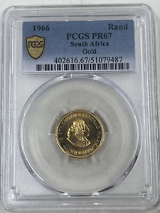 1966 Rand PCGS PR67 South Africa Gold - Picture 1 of 5