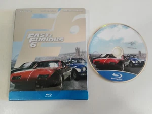 FAST & FURIOUS 6 - BLU-RAY STEELBOOK +EXTRAS VIN DIESEL THE ROCK Am - Imagen 1 de 12