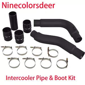 Kit de tuberías y botas Intercooler para Dodge 2003-2007 5,9 L Cummins diésel negro - Imagen 1 de 9