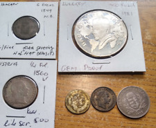 hungary/austria 6 coin silver lot 1849-1981