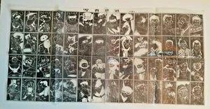 VINTAGE JAPAN GEWEBE GROSSES BLATT #3 19,5" X 9,75" ~ Ray Rohr kosmische Artefakte - Bild 1 von 6