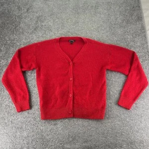 Art Class Long Sleeve Button Up Cardigan Sweater Red Sparkles Girls XL 14 16 - Picture 1 of 7