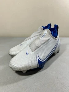 Nike Vapor Edge Pro 360 men's white/blue football cleats Size 10.5 - Picture 1 of 3