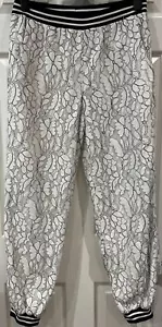Pantalones ANNE FONTAINE Mezcla de Algodón Blanco HECTOR Encaje Cónico F44 Reino Unido16 - Imagen 1 de 8