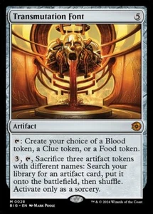 MTG TRANSMUTATION FONT 28 FOIL EXC - FONTE DELLA TRASMUTAZIONE - BIG EN - MAGIC - Picture 1 of 1
