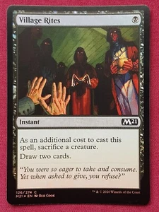 Magic The Gathering 2021 JUEGO BÁSICO M21 LÁMINA ALDEA RITOS tarjeta Magic The Gathering - Imagen 1 de 2