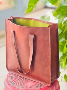 Hecho a mano por Leather Market Shop cuero de cabra regalo de año nuevo - Imagen 1 de 5