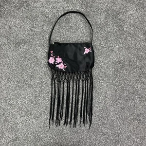 Y2K vintage evening floral beaded mini shoulder bag - Picture 1 of 6