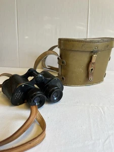 Antikes Fernglas SRPI PUTEAUX MG 8x30 Mle 56 "millièmes" NO 59/44952 France - Bild 1 von 5