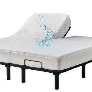 Waterproof 32-34 Split Top King Mattress Protector for Adjustable Bed Flex He... - Bild 1 von 9