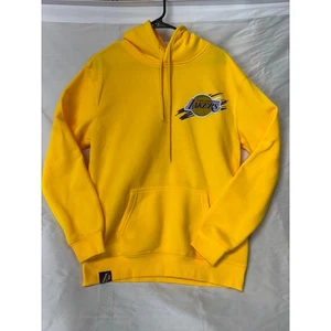 Ultra Game Los Angeles Lakers Hombres Pequeño Amarillo Pullover Polar Gráfico Sudadera con Capucha - Imagen 1 de 10