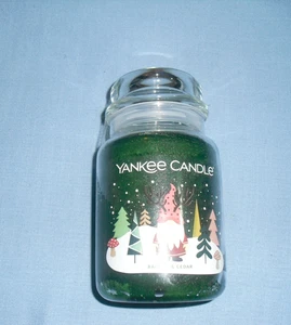 NEU Yankee Candle Balsam & Zeder Wichtel Etikett 22 Unzen Großes Glas mit Deckel - Bild 1 von 3