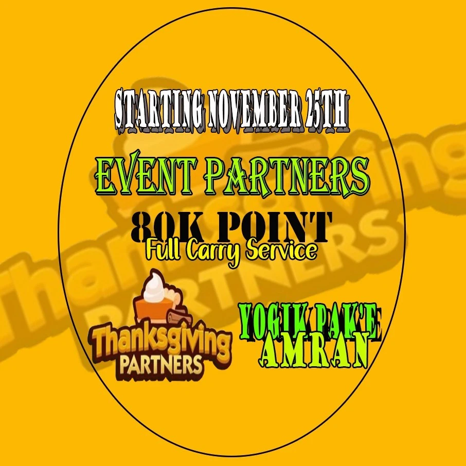 THANKSGIVING PARTNERS MONO_POLY_GO! EVENT FULL CARRY SERVICE RUSH SERVICE 1HOURS - Image 1 of 1
