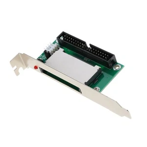 Cf Compact Flash Card 40-Pin zu 3.5 IDE Konverter Adapter Pci Halterung Rückwand - Bild 1 von 10