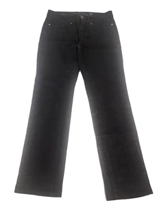 Faded Glory Jeans Damen 4 schwarz gerades Bein Petite Denim klassische Freizeithosen - Bild 1 von 6
