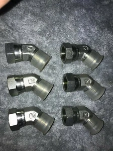 Parker 12 V6X-S Triple-Lok Fitting 3/4" 37 Degree Flare X 3/4" Nut (Lot of 5) - Bild 1 von 2