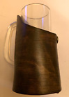 El Cid Leather Covered Beer Mug Glass 12 oz