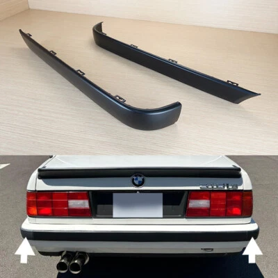 Mist Black Rear Bumper Trim Molding Left+ Right Fit BMW E30 EURO 1988-1992 - Изображение 1 из 4