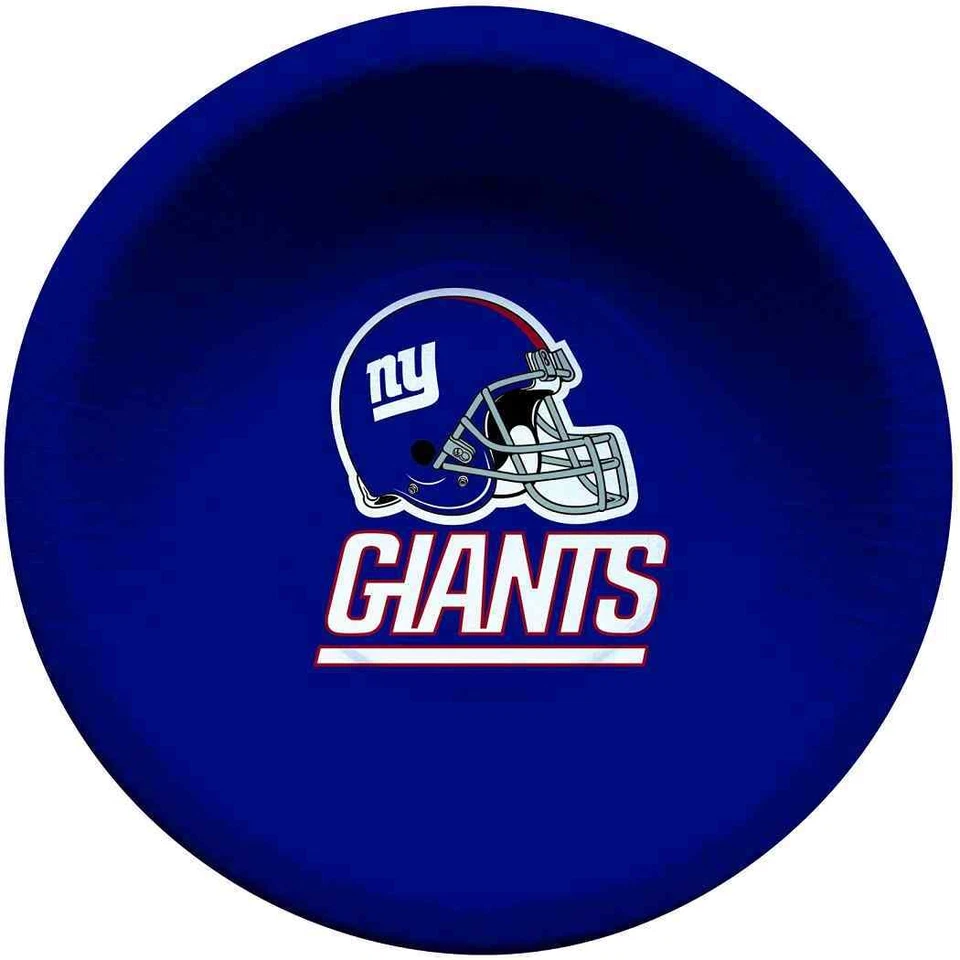 New York Giants NFL Pro Football Sports Banquet Party 20 oz. Paper Bowls - Image 1 of 1