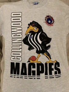 Vintage 1990s Collingwood Magpies AFL T-Shirt - Picture 1 of 2