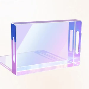 Bathroom Tray Organizer for Countertop, Decorative Acrylic Tray as Perfume Tray, - Picture 1 of 12