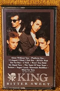 King Bitter Sweet 1980's British Band Rock Pop New Wave Cassette Tape 1986 Epic - Bild 1 von 8