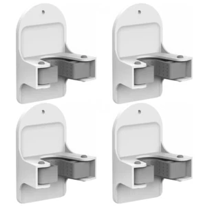 4-Pack Self-Adhesive Broom Holder Set – Wall-Mounted Mop and Broom Gripper Racks - Picture 1 of 7
