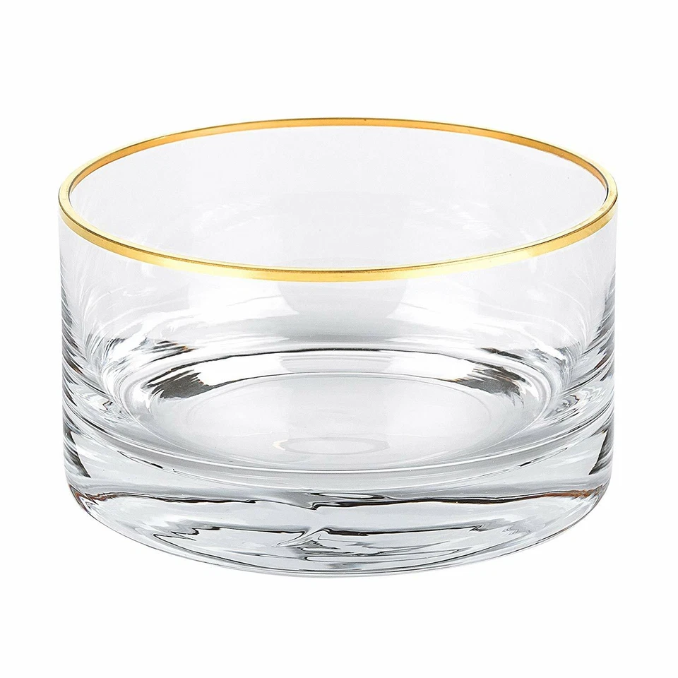 Badash - Cuenco de cristal soplado sin plomo en la boca de 5,5" (AF706G) Foto 1 de 1