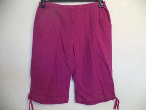 Women's Freshberry Classic Elements Shorts. 14. 55% Linen/ 45% Cotton - Picture 1 of 7