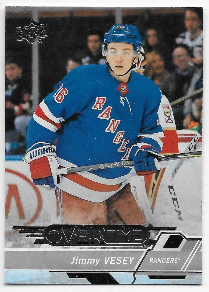 18/19 2018 UD OVERTIME HOCKEY WAVE 3 BASE/ROOKIES CARDS 121-180 U-Pick From List - Image 1 of 1