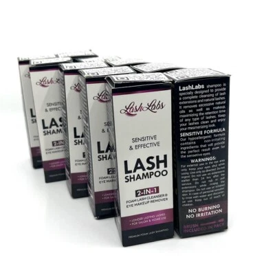 Eyelash Extension Foam Cleanser Shampoo 10/set Brush Lash Foaming Wash Cleaner - Image 1 of 4