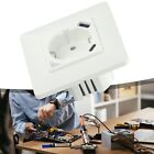 Dual Power Socket with USB Ports AC 110V 250V 16A Wall Embedded Outlet